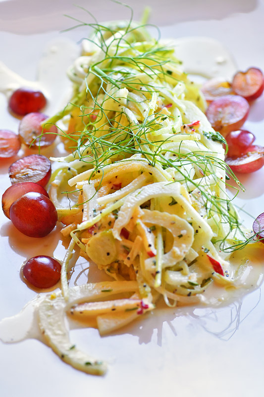 Celeriac and Grape Salad